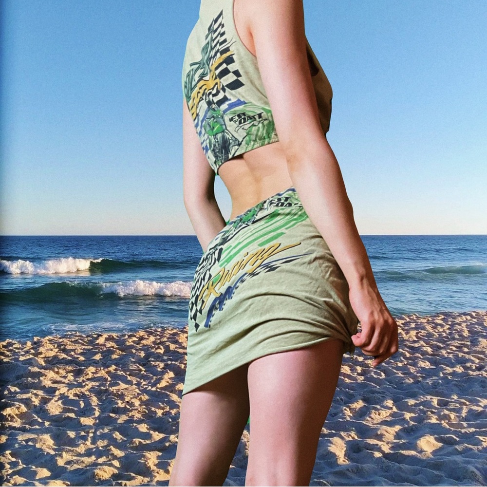 Forever 21 Moto Dress with knot